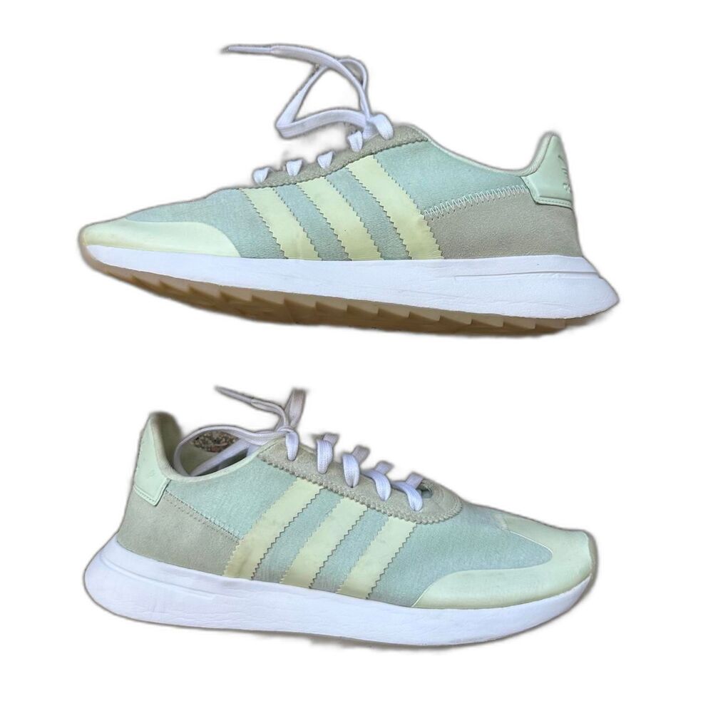 Adidas FLB Runner Women’s 7.5 Aero Green Sage Colorway Trainers Sneakers